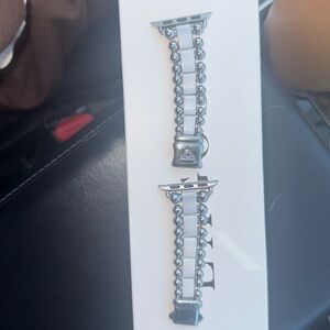 Lagos White Ceramic and Stainless Watch Bracelet